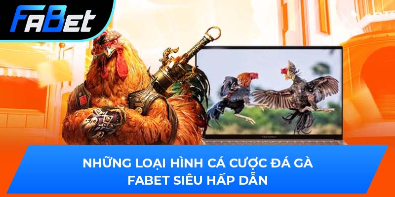 Những loại hình cá cược đá gà Fabet siêu hấp dẫn