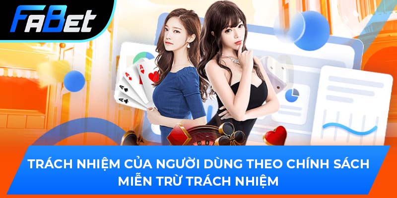 Trách nhiệm của người dùng theo chính sách miễn trừ trách nhiệm